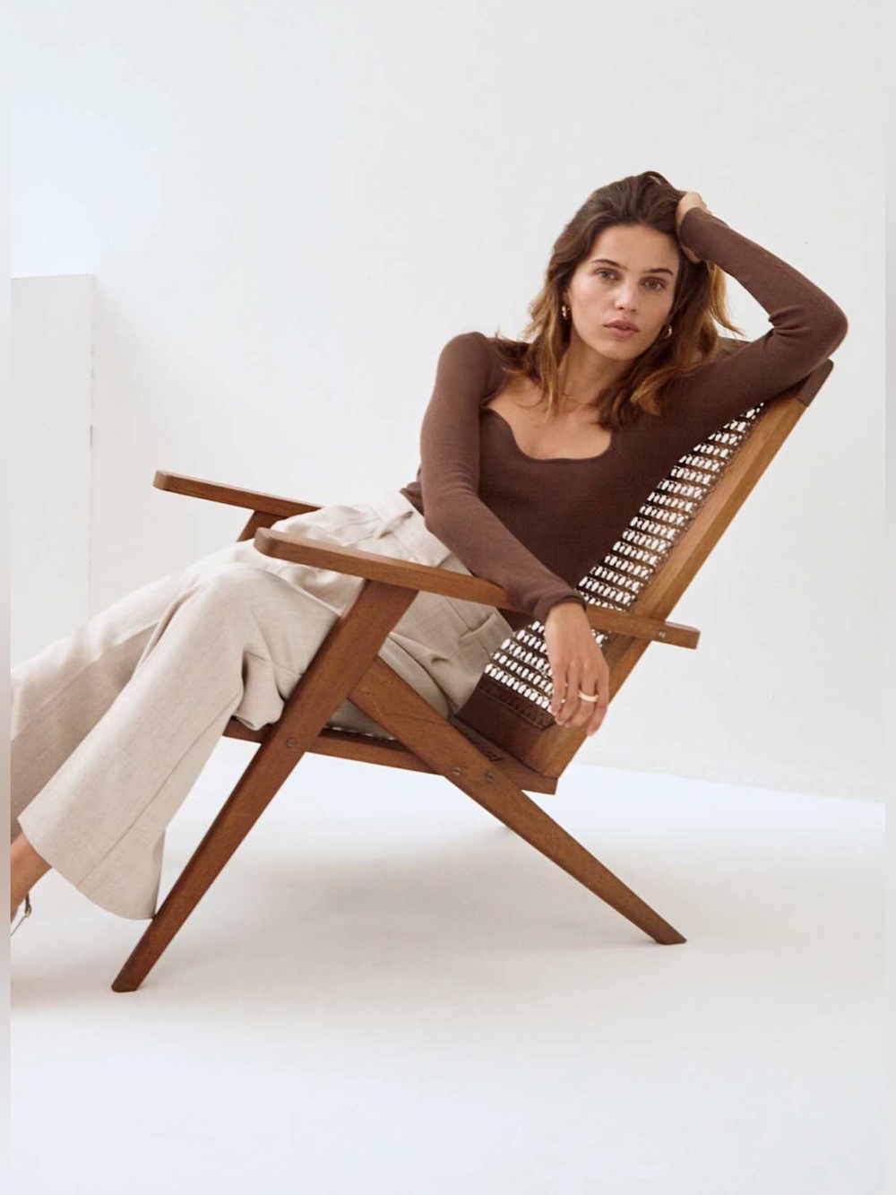 Wilfred TUSCANY Sweater in Cognac Brown